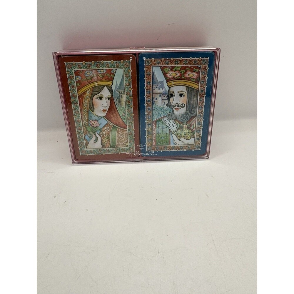 Vintage Hallmark "Rennaissance Fantasy" Playing Cards Plastic Case